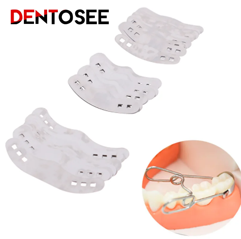 

20PCS/Pack Dental Matrix Bands Tofflemire stuck Medium Size Dental Supply Sale
