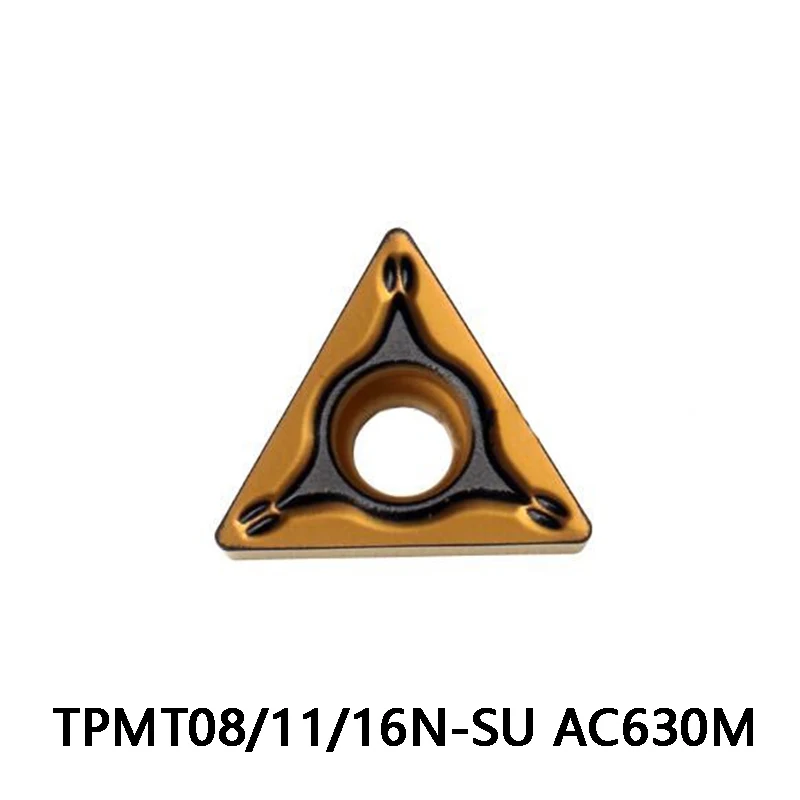 

100% Original TPMT 080204 110304 TPMT080204N-SU TPMT110304N-SU TPMT160404N-SU AC630M Carbide Inserts Lathe Cutter Turning Tools