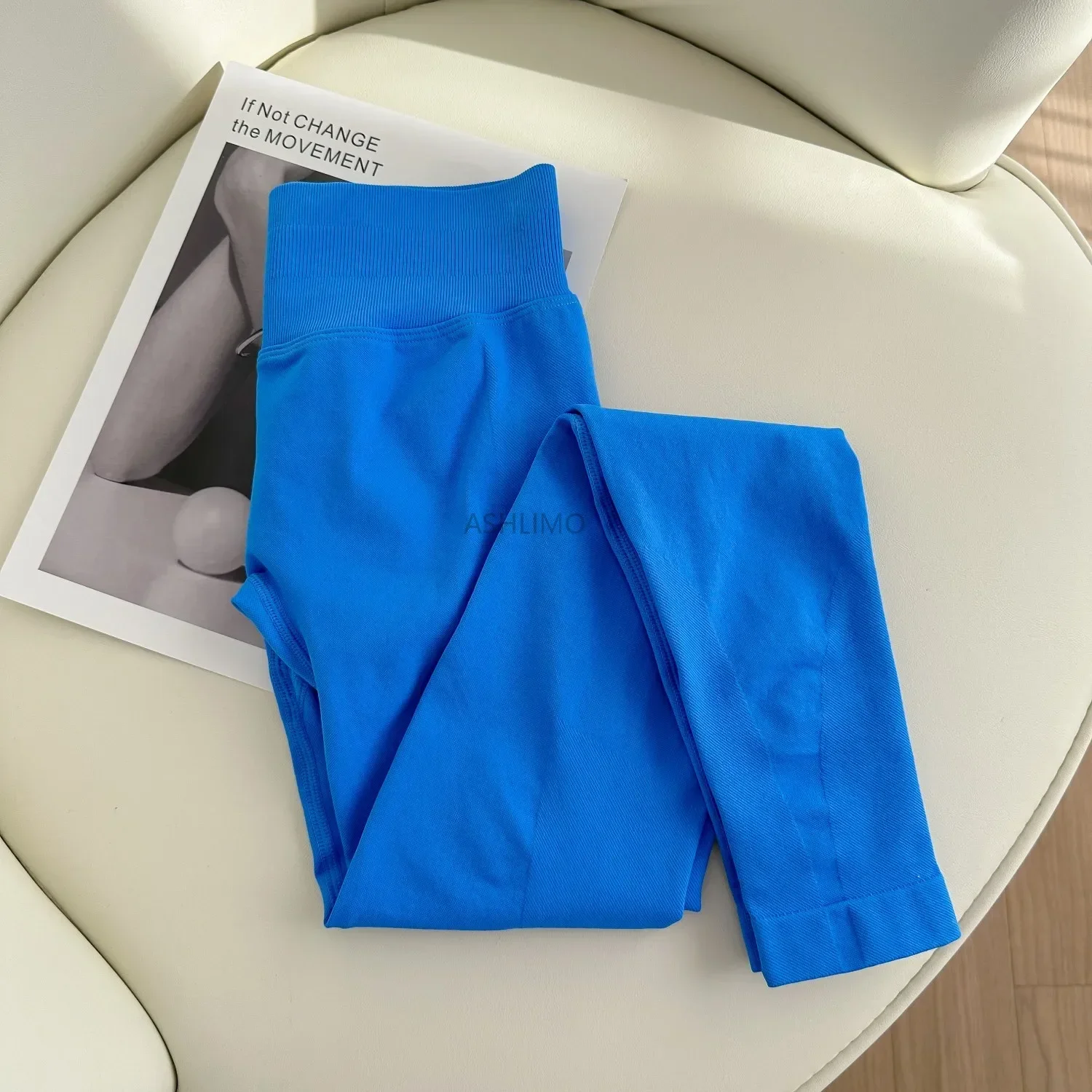 Impact Leggings With Logo Women Seamless Yoga Legging Flex Scrunch Bum Gym Legging Low Waistband Fitness Sports Tights