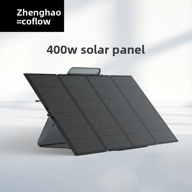 Ecoflow Solar Panel, 400W Photovoltaic Panel, Foldable Waterproof Portable Fast Charging For Outdoor Camping