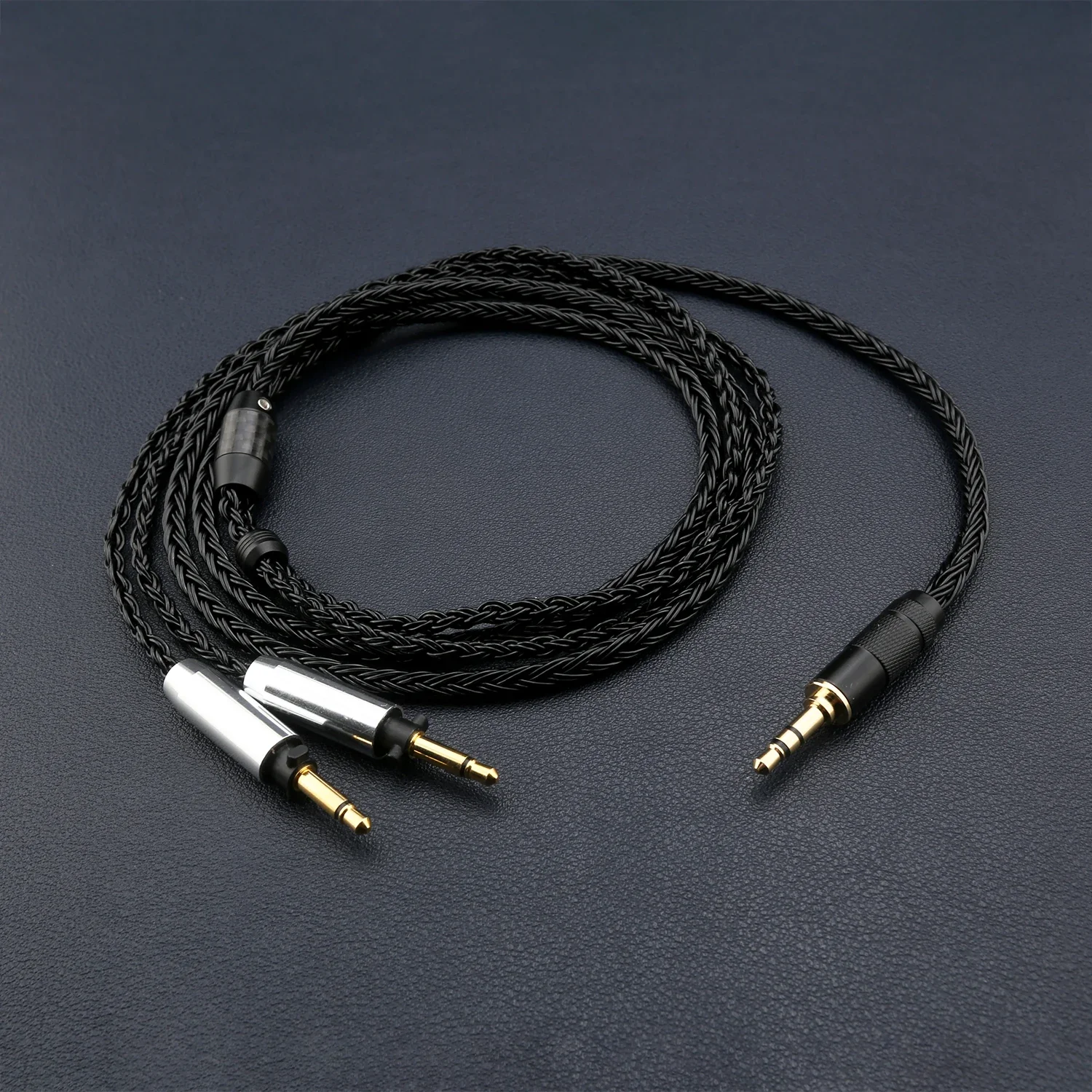 16 Core Silver Plated Headphone Upgrade Cable HiFi Audiophile Balanced Compatible with Final SONOROUS D8000 2.5 3.5 4.4mm XLR