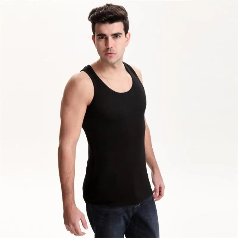 L-6XL Plus Size Mens Body Shaper Compression Tank Top Slimming Shapewear Sleeveless Undershirt Plain Color Vest for Male XXXXXXL