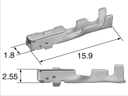 T032 is suitable for Nissan horn plug terminal, instrument panel terminal ST731007