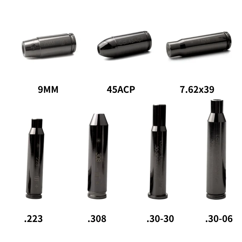 Laser Bore Sight 9mm/223//45ACP/308/30-30/7.62x39 Red Laser Boresighter Laser Collimator