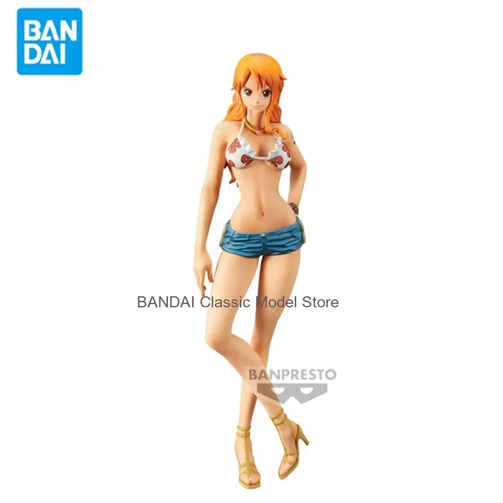 

Оригинальные фигурки Banpresto One Piece Grandista Nero Nami, 28 см, подарки на день рождения для любителей аниме, оптом
