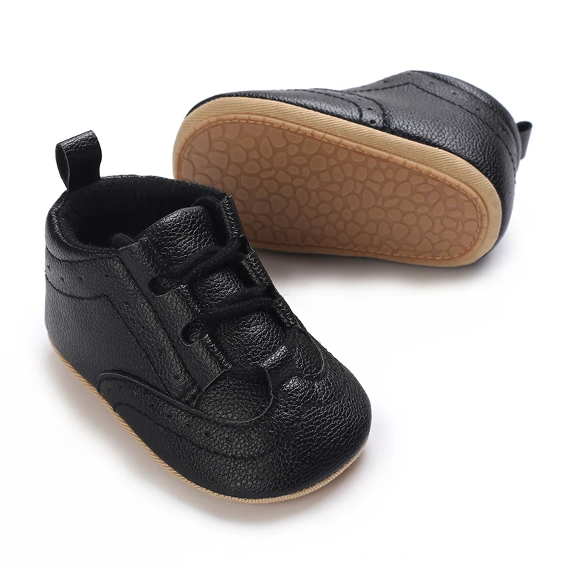 0-18M Neugeborene Baby Jungen Mokassinschuhe Mode Casual Sport Weiß Taufschuhe Weiche Sohle Erste-Schritt-Schuhe – Detail 15