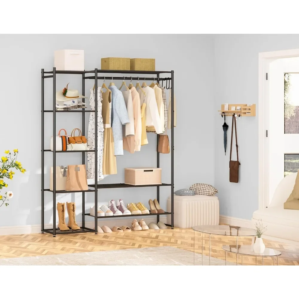 Портативный подвесной органайзер для одежды с 4-уровневой системой хранения для шкафов и шкафов