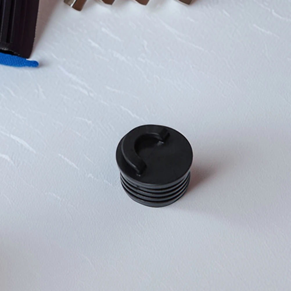 

6pcs Kayak Waterproof Plug Drain Kit Universal Scupper Plugs Boat Hole Draining Accessories Black Color Durability