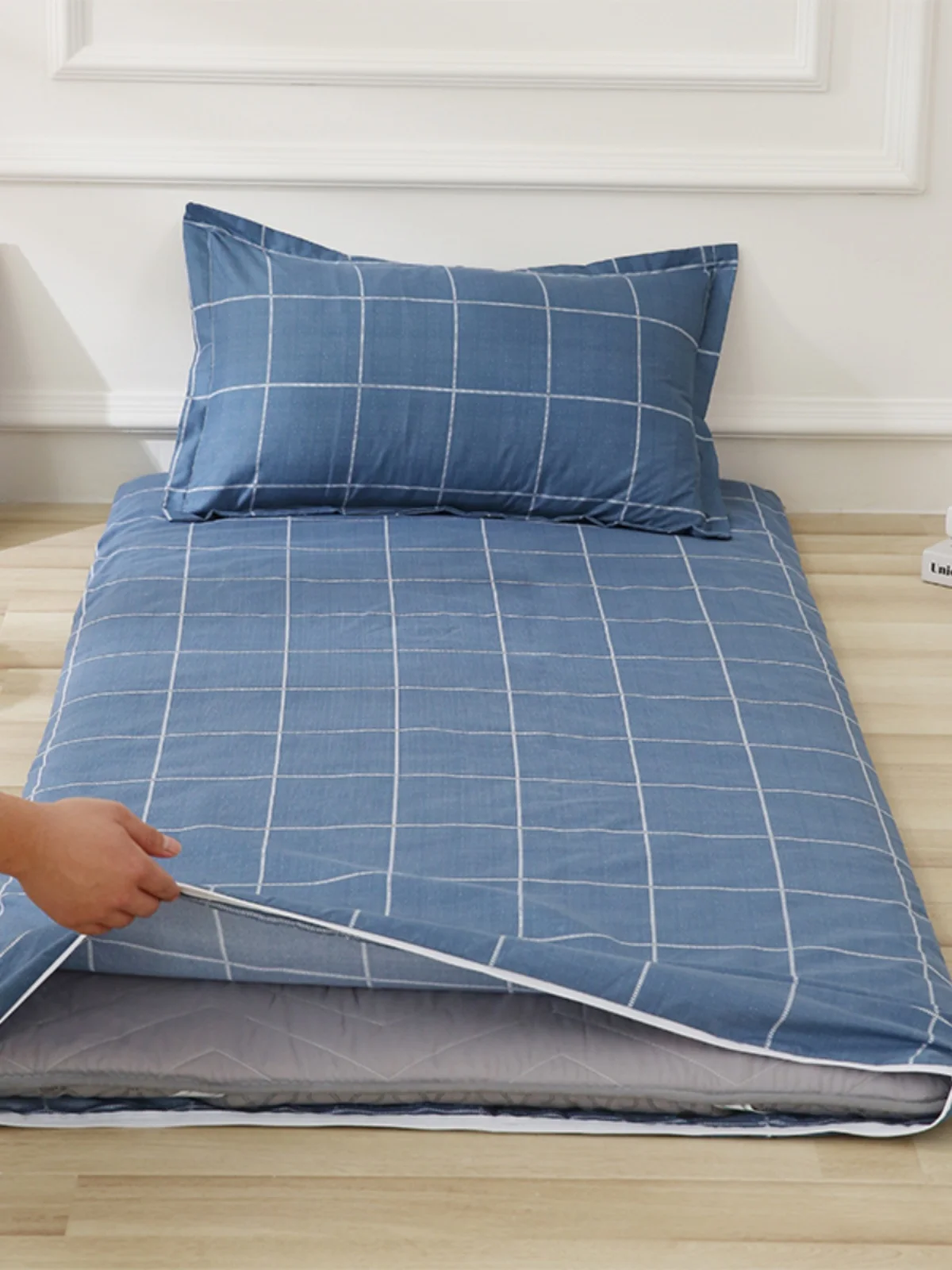 Removable Single Bed Quilt Cover Full Wrap 90x200 Dormi Special Use Skin-friendly Home Use Quilt Envelope Double Size