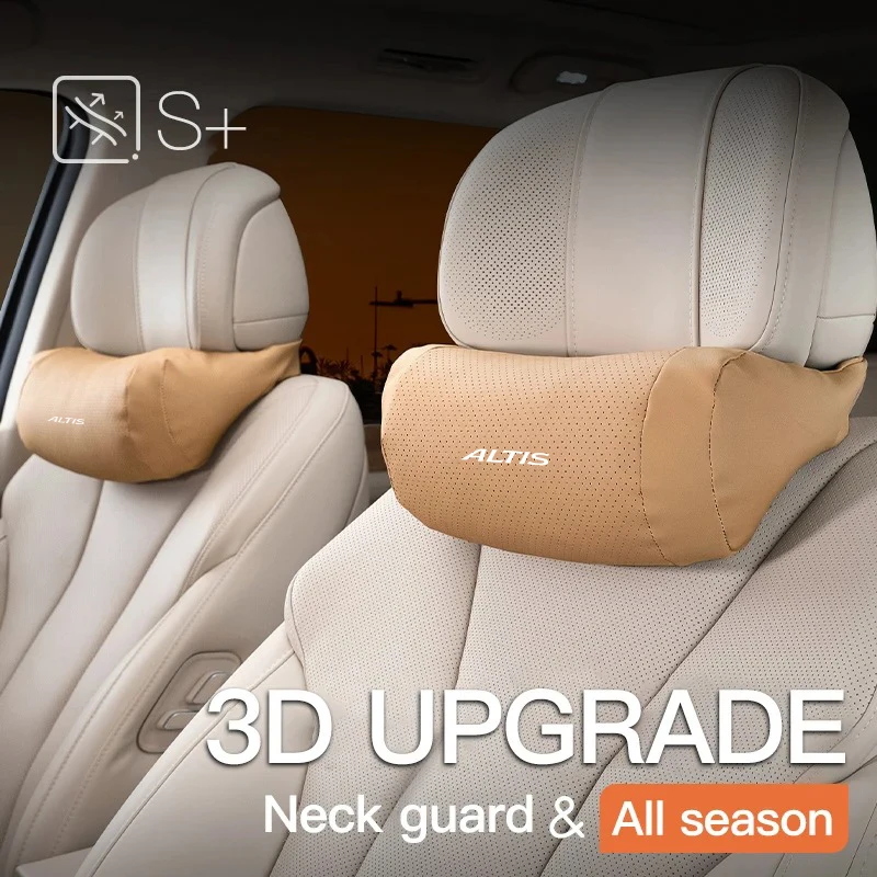 Car Seat Headrest Pad Soft Breathable Car Neck Pillow Support For Toyota Corolla Altis 2019-2026