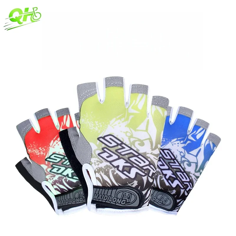 

Мотоциклетные перчатки с половиной пальца для вождения, тренажерного зала, фитнеса, амортизации, противоскользящие, против пота, guantes mtb, спортивные перчатки на открытом воздухе, M, L, XL