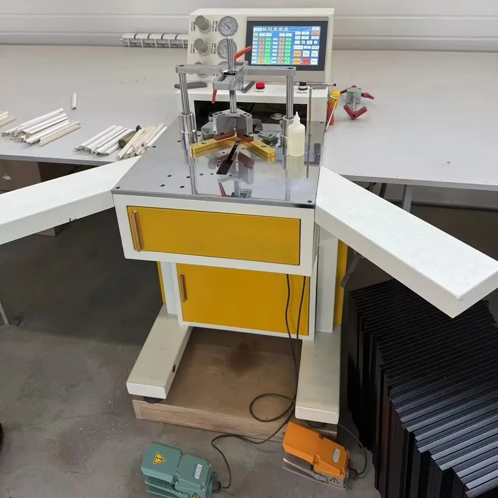 Automatic Picture Frame Joining Machine V Nailer Underpinner Pneumatic Framing Joiner Tool