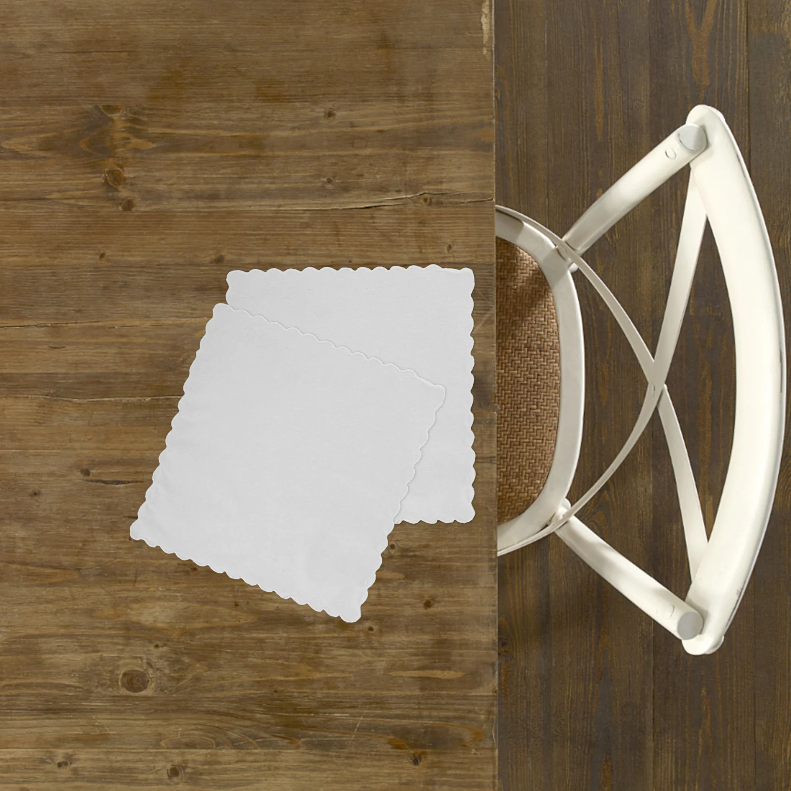 10pcs Pure Cotton Soft Handkerchiefs 11.79" White Breathable Square For Suit Pocket Daily Use Machine Washable Men Women Wedding