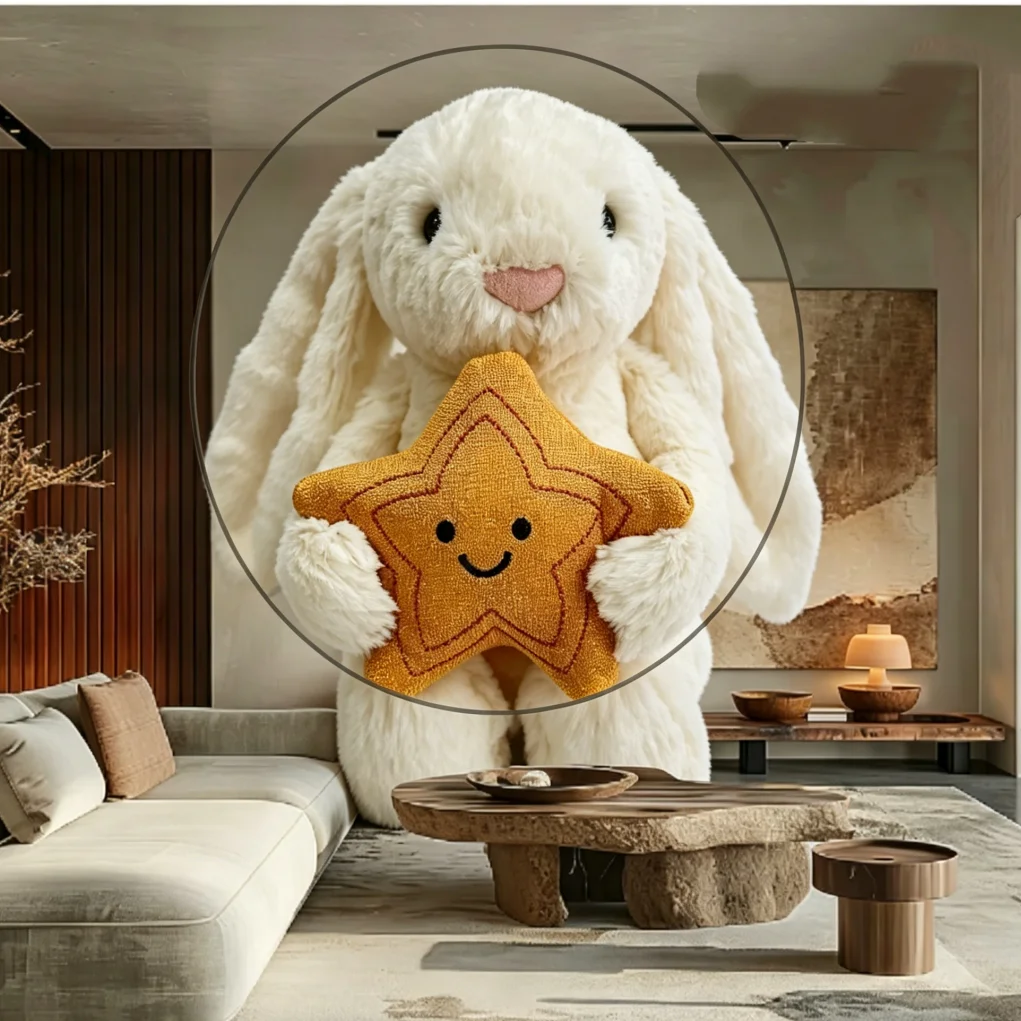 Funny Cute Plush Throw Pillow Soft Cushion for Bed Couch Office Chair Non Slip Bottom Machine Washable Home Decor Gift Cushion f