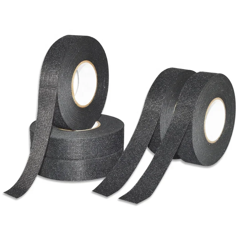 YITAPE 15/25M Heat Resistant Cloth Fabric Tape Automotive Wiring Harness Loom Cable Protection Adhesive Tape 15/19/25mm