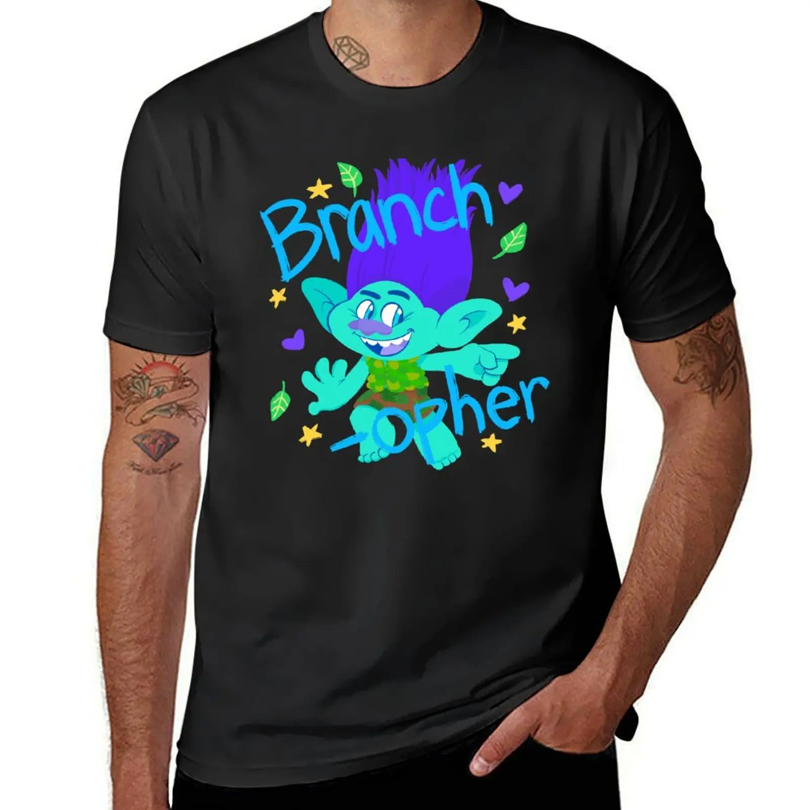 Matching Nicknames - Branchopher T-Shirt hippie clothes blanks fitted t shirts for men