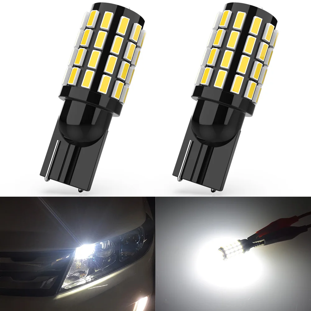 2pcs T10 W5W Canbus No Error LED Trunk Light Cargo Light 54PCS 3014 Chips For Ford Fiesta Focus 2 3 Fusion Ranger Kuga S Max MK5