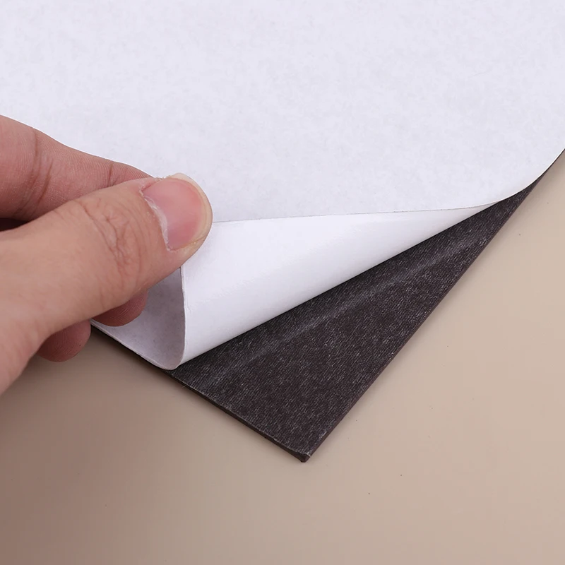 Adhesive Magnetic Sheets With Adhesive Backing Multiple Sizes Inches Flexible Magnet Sheets With Self Adhesive Sticky