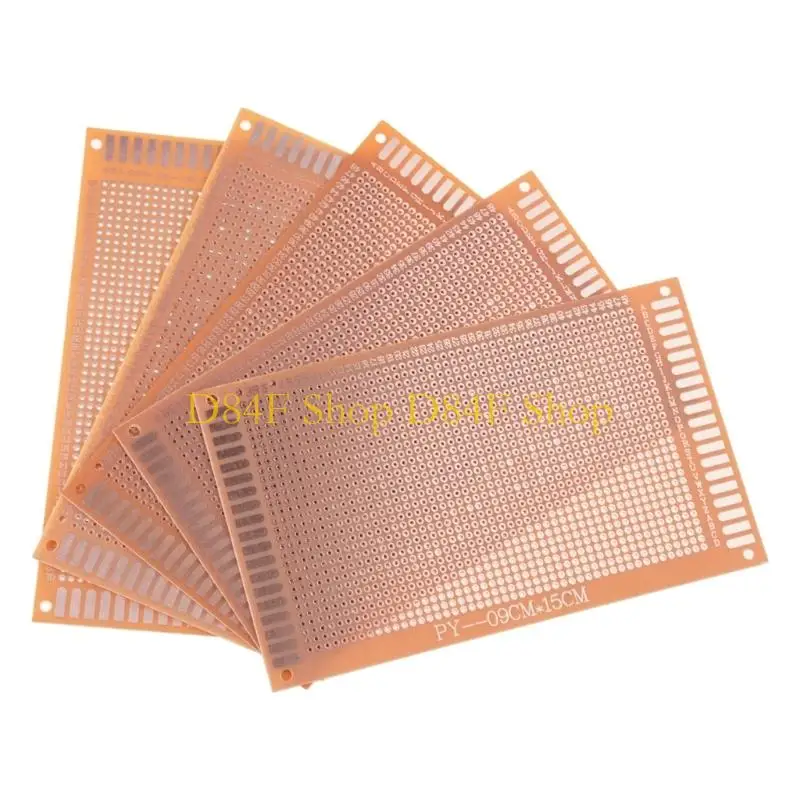 D84F Smooth Surfaces Single Layer Phenolic PCB Board Easy Solder for Circuit Project