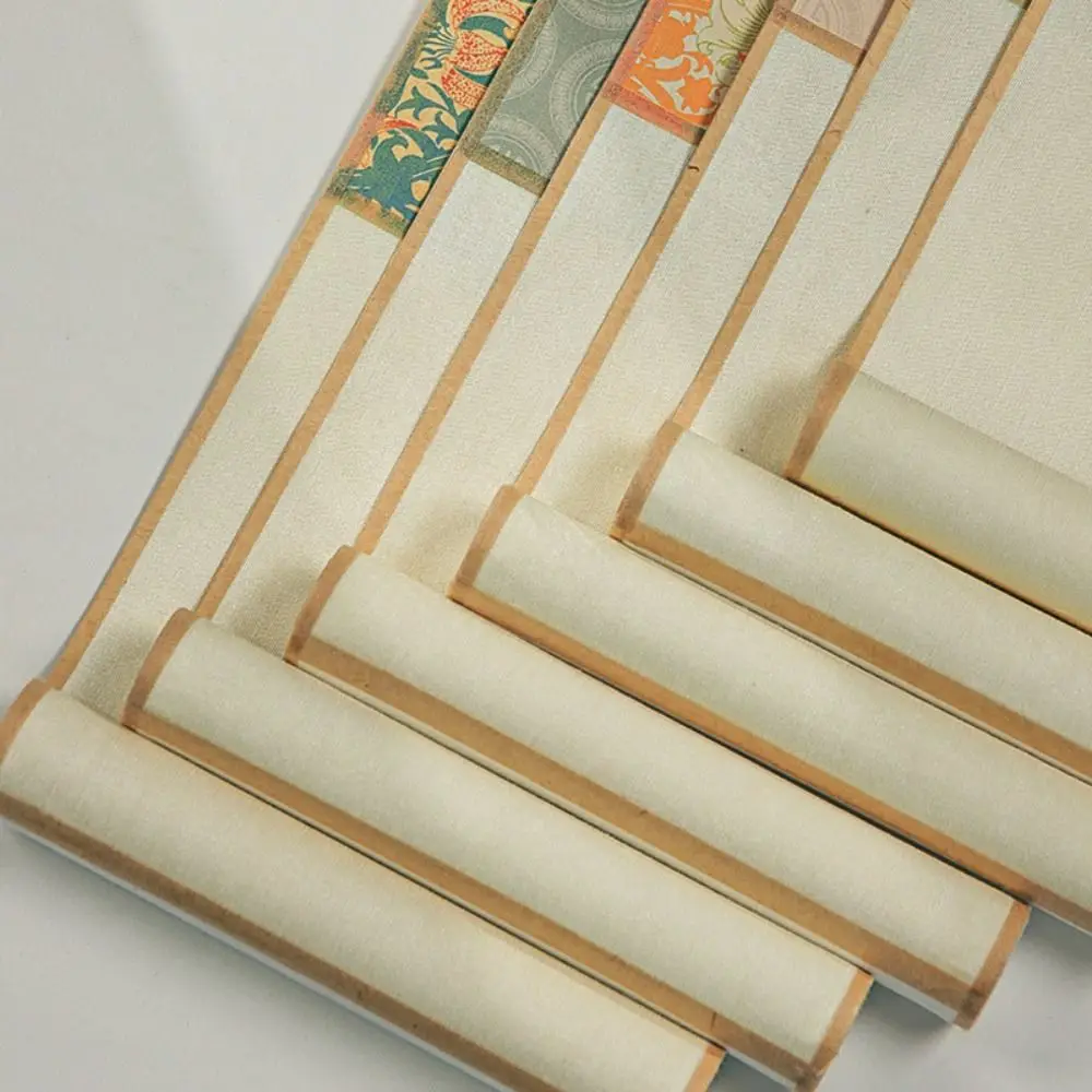 

Painting Drawing Paper Vintage Rice Paper Scroll Self-made Gifts Chinese Style Mini Blank Trumpet Scroll Handcrafts