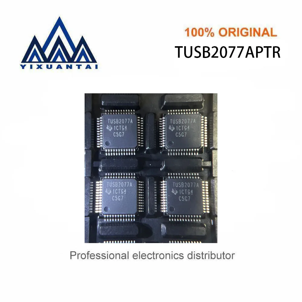 

5pcs/Lot TUSB2077APTR TUSB2077APTT TUSB2077APT Marking TUSB2077A【IC HUB CONTROLLER USB 48LQFP】 New