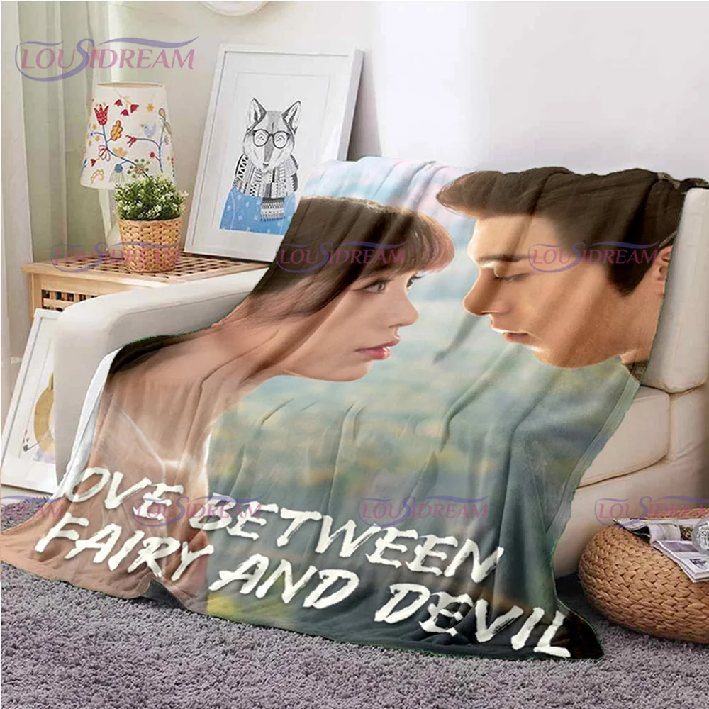 

Love Between Fairy and Devil Hd Print Blanket Dong Fang Qing Cang Wang He Di Flannel Blanket Bedding Sofa Bedspread Fans Gift