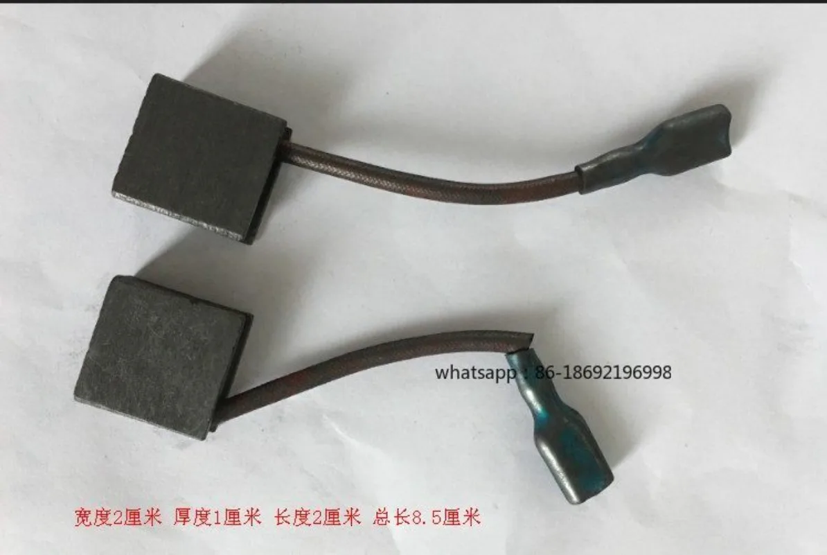 

Угольные щетки для двигателя беговой дорожки, черные, Xiangwei, аксессуары, ширина 2 см, толщина 1 см