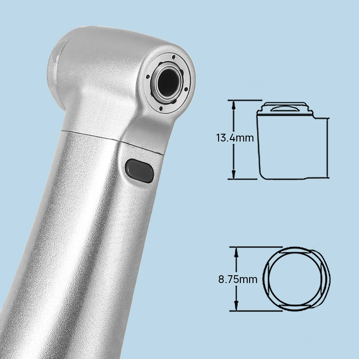 Azdent Dental 4:1/ 8:1/16:1 LED Low Speed Handpiece Fiber Optic Quattro Spray Contra Angle Push Putton Endo Prophy Tools Dentist - Image 3