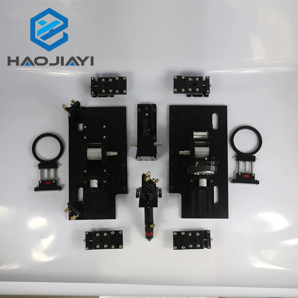 Double Head Laser Mechanical Components for DIY Large Format CO2 Cutting Engraving Machine 1318 1325 1518 1525 1820 1825 2030