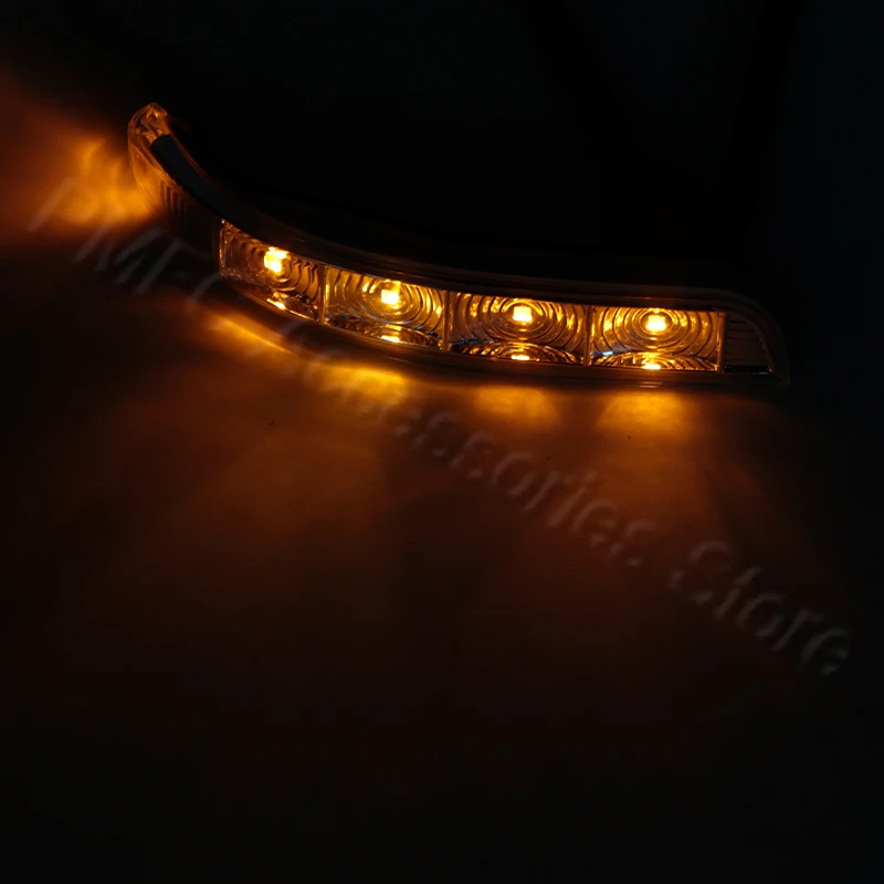PMFC Side Mirror 4 LED Turn Signal Light Rearview Rear View For KIA Sorento 2009-2012 2013 2014 87623-2P000-FC 87613-2P000-FC