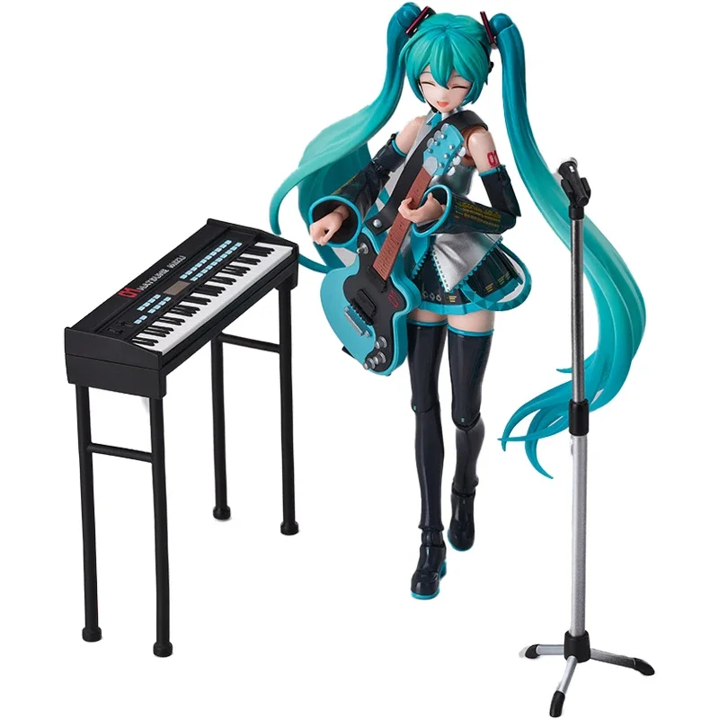 Anime Kawaii Cartoon Hatsune Miku Stage Miracle Edition Pre-assembled Brick Man Ornament Figure Toy Birthday Gift Peripheral