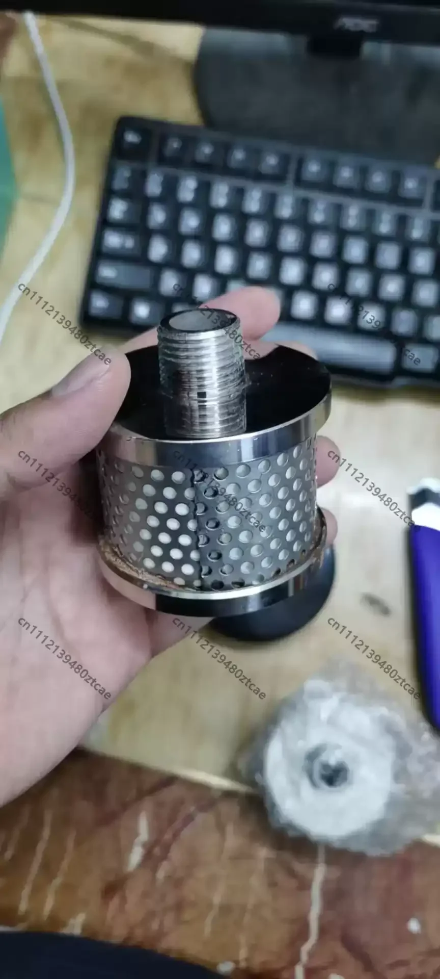 Air Filter Assembly With DN15 Interface Replacement Spare Part For Industrial Pipeline Equipment Repair Accessory