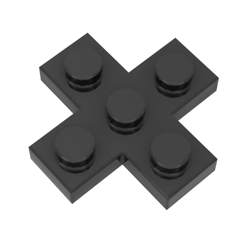 10pcs 15397 플레이트 수정 된 3x3 크로스 벽돌 컬렉션 기술 MOC DIY 빌딩 블록 호환 대량 모듈 형 장난감