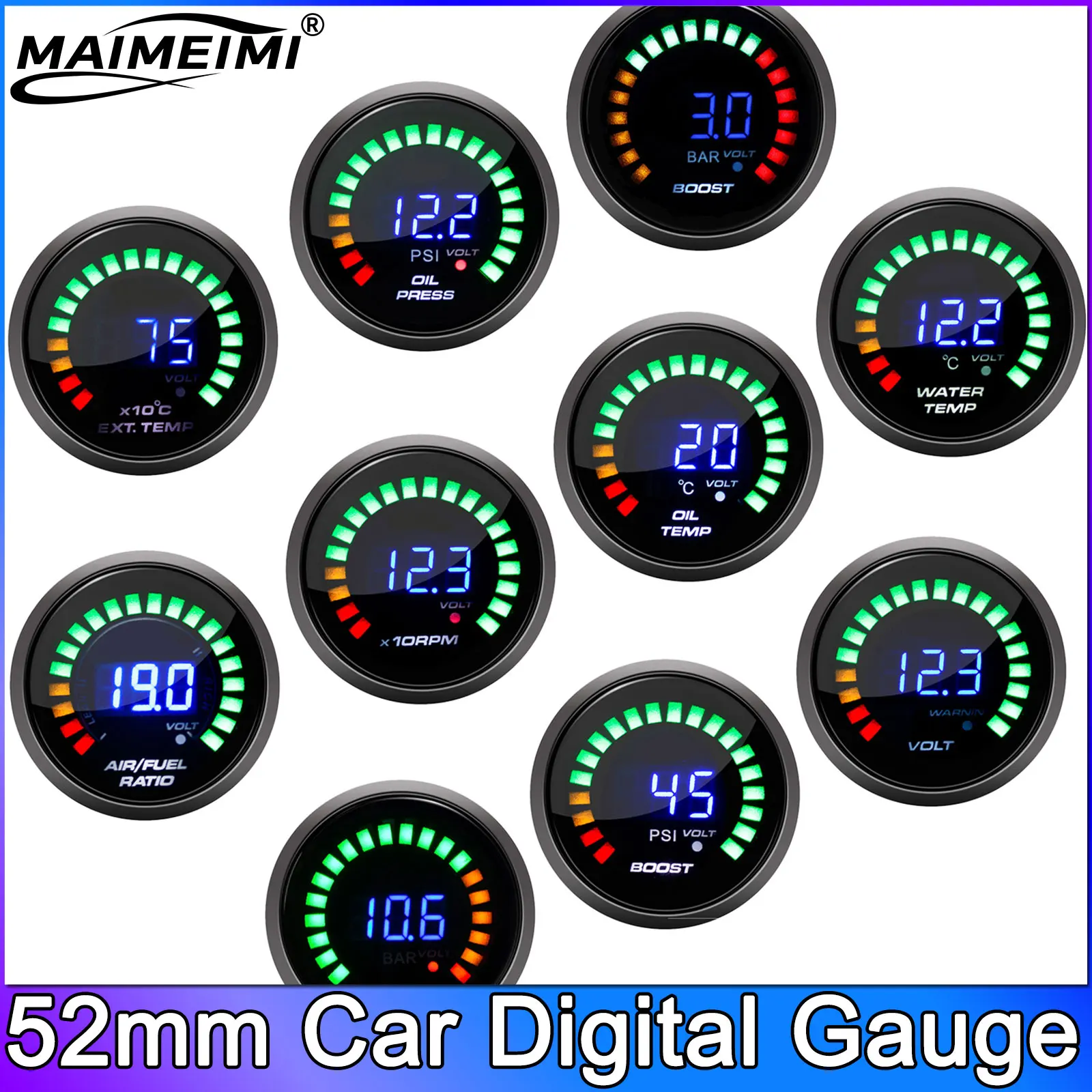 2Inch 52MM Digital …