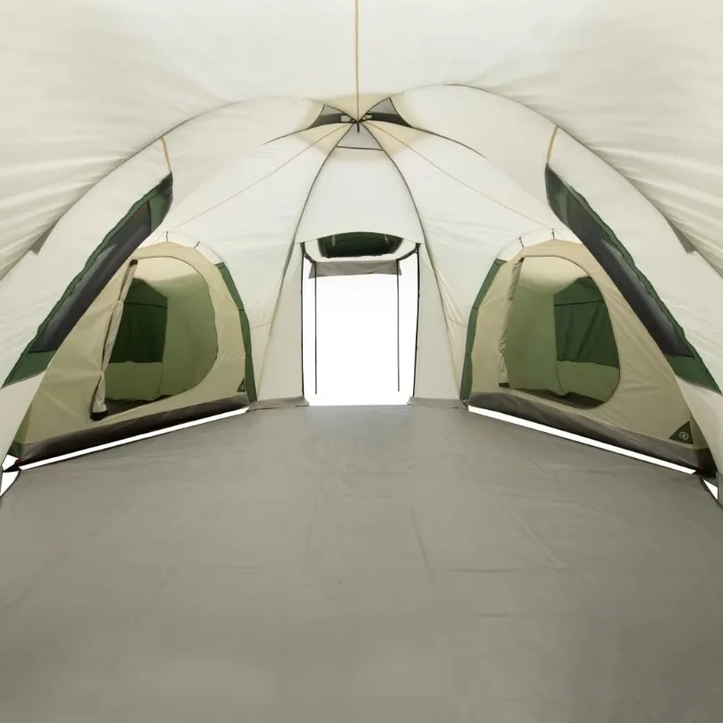 3-Room + Living Room Family Camping Tent Waterproof, Windproof and Customizable, Ideal for Festivals