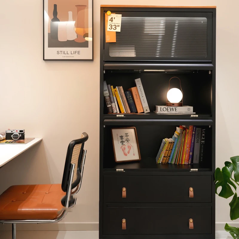 

Vintage Drawers Luxury Display Cabinet Drawer Glass Entrance Furniture Organizer Storage Living Room Cabinets