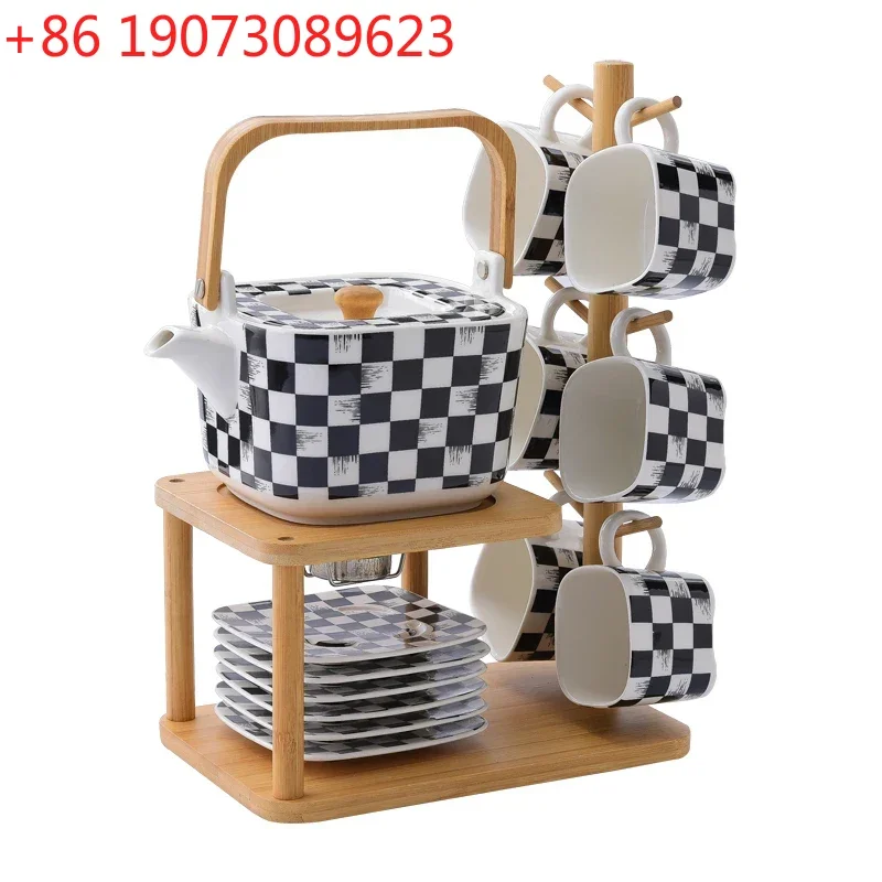 

Ceramic Household Teapot Teacup Set Afternoon Tea Flower