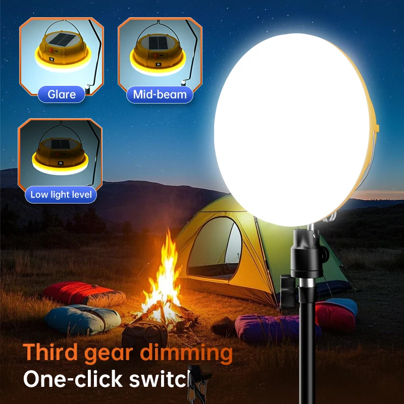 Outdoor Solar lade Garten Camping Lichter LED licht Form Multifunktionale Intelligente display Wasserdicht Langlebig Mit haken