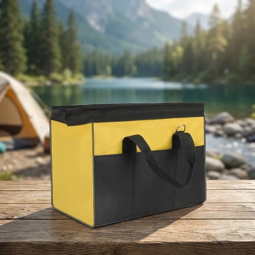 For Construction Sites Oxford Tool Bag DIY Storage Sack Comfortable Shoulder Tool Bag Tool Thickened 5-ply Fabric