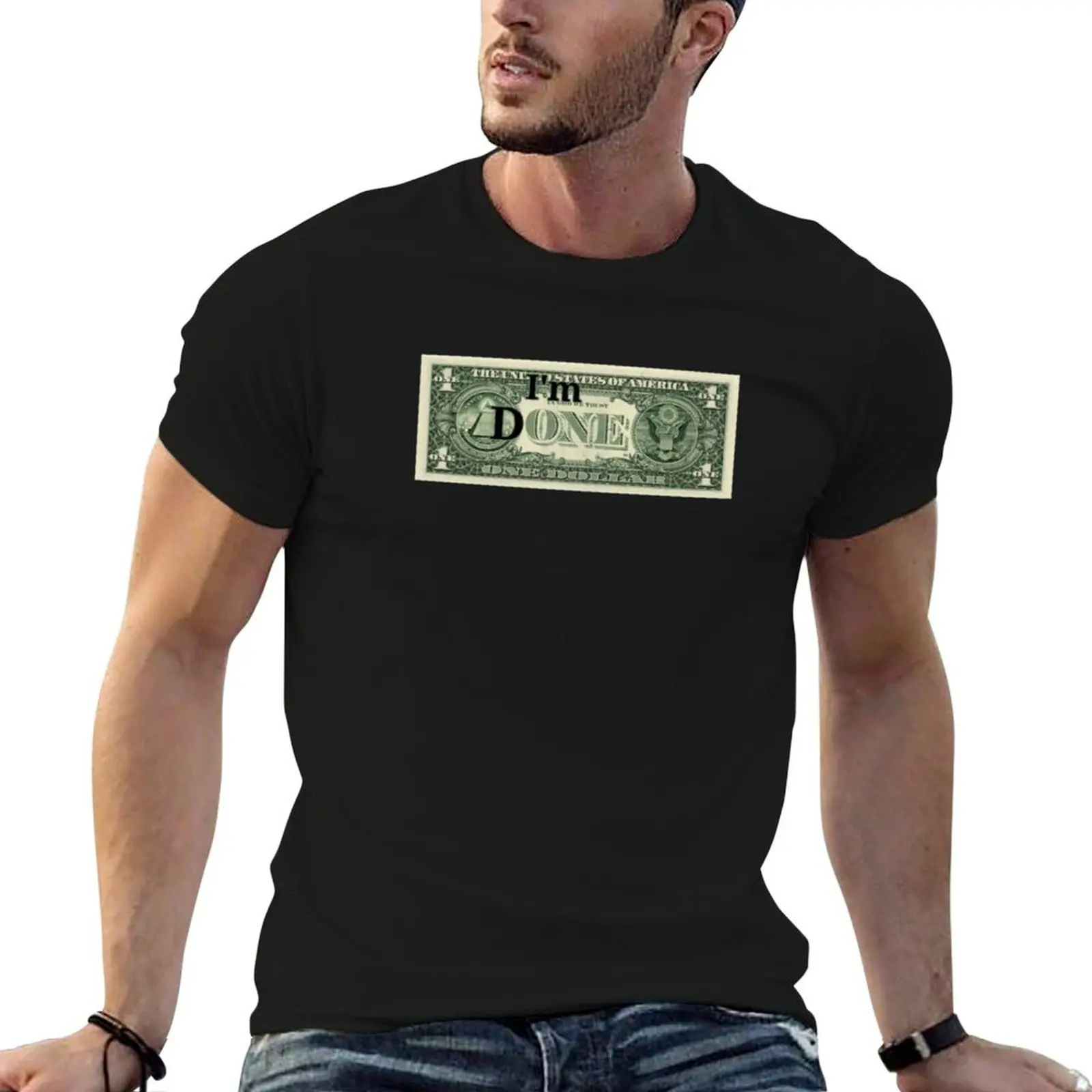 I'm Done T-Shirt Streetwear Print Tee Shirt