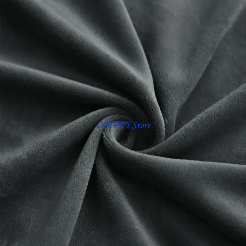 367A Soft Plush Stretchable Chair Headrest Cover for Office High Back Computer Chair