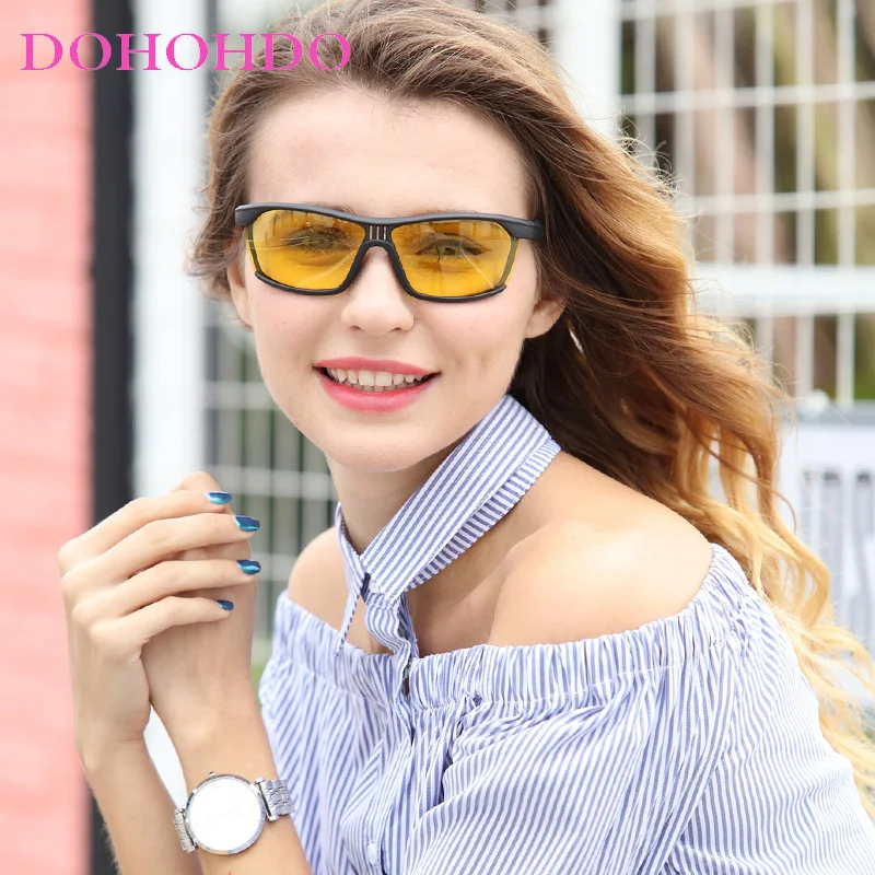 

Новые мужские и женские поляризационные солнцезащитные очки в черной оправе, мужские антибликовые очки ночного видения для вождения UV400 Lentes De Sol Hombre