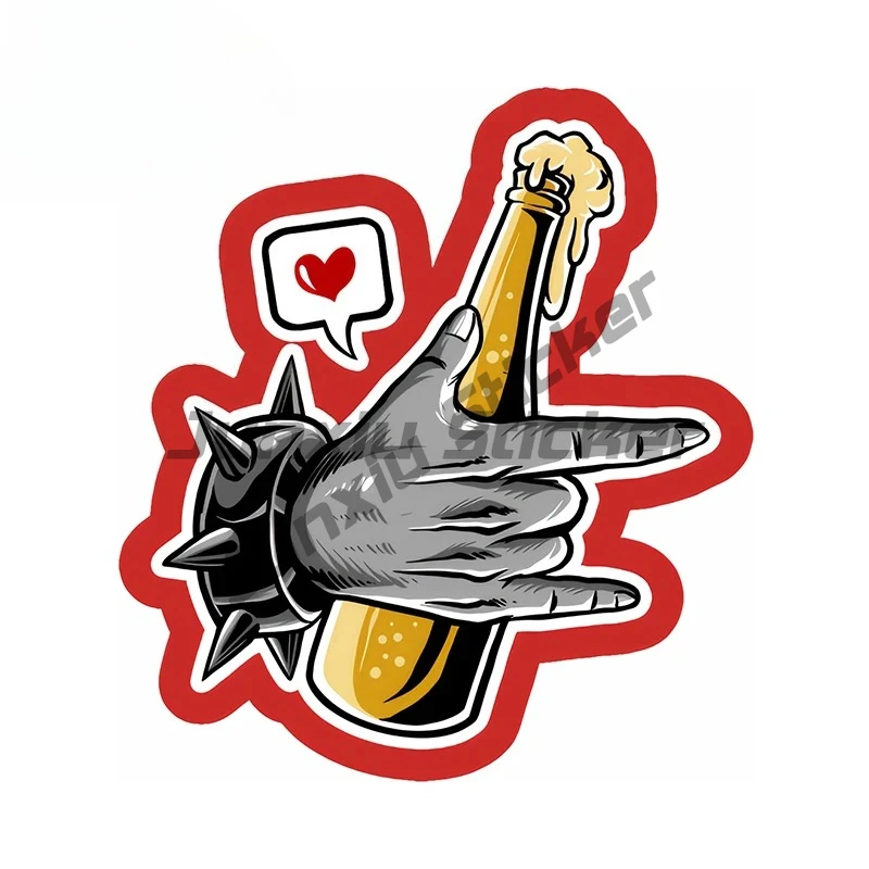 

For Cool Beer Theme Funny Car Stickers Cartoon Decals Bold Scratch-Proof Car Styling Decoration