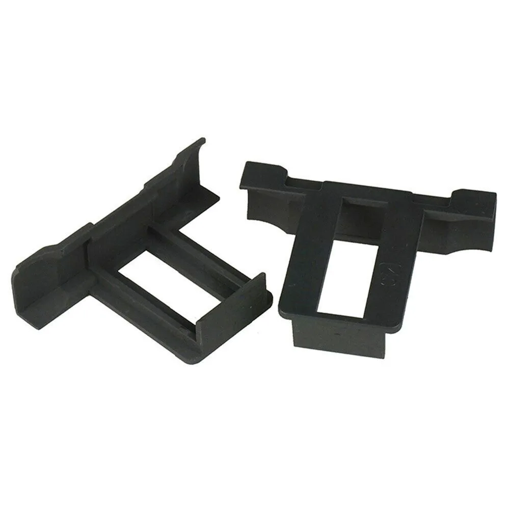 30Pcs Black Plastic Solar Panel Mud Removal Clip Water Drain Diversion For 30mm 35mm 40mm Frame Cleaning Accessories