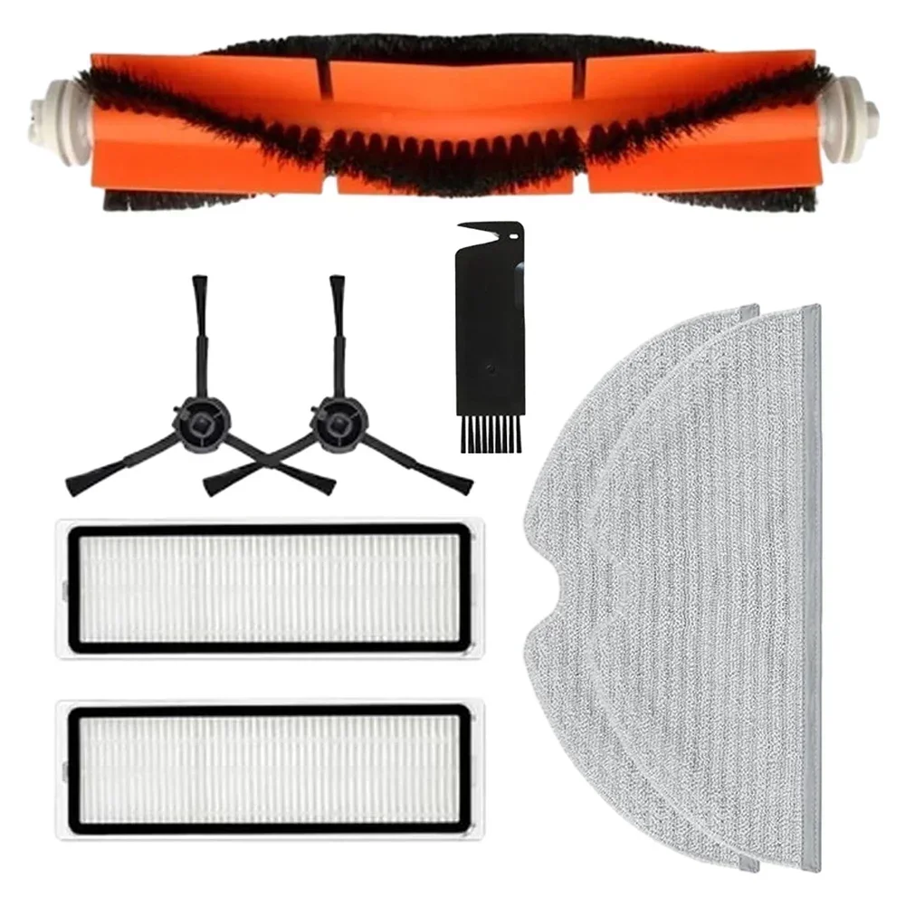 Complete Kit of Replacement Accessories for Mova L600 Robotic Vacuum Roller Brush Side Brush Filters Mop Cloth