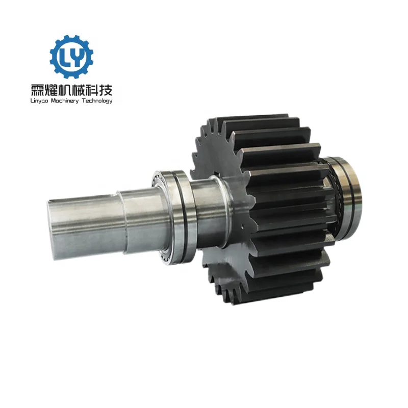 

Mining Custom En24 Transmission Big Gear Shaft Helical Gear Shaft Main Drive Forged Steel Large Module Pinion Shaft
