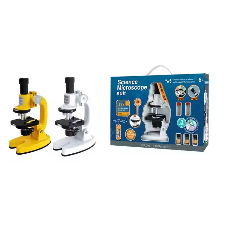 YYHC-Ready to ship Children's Educational Science Microscope portable DIY microscope kit