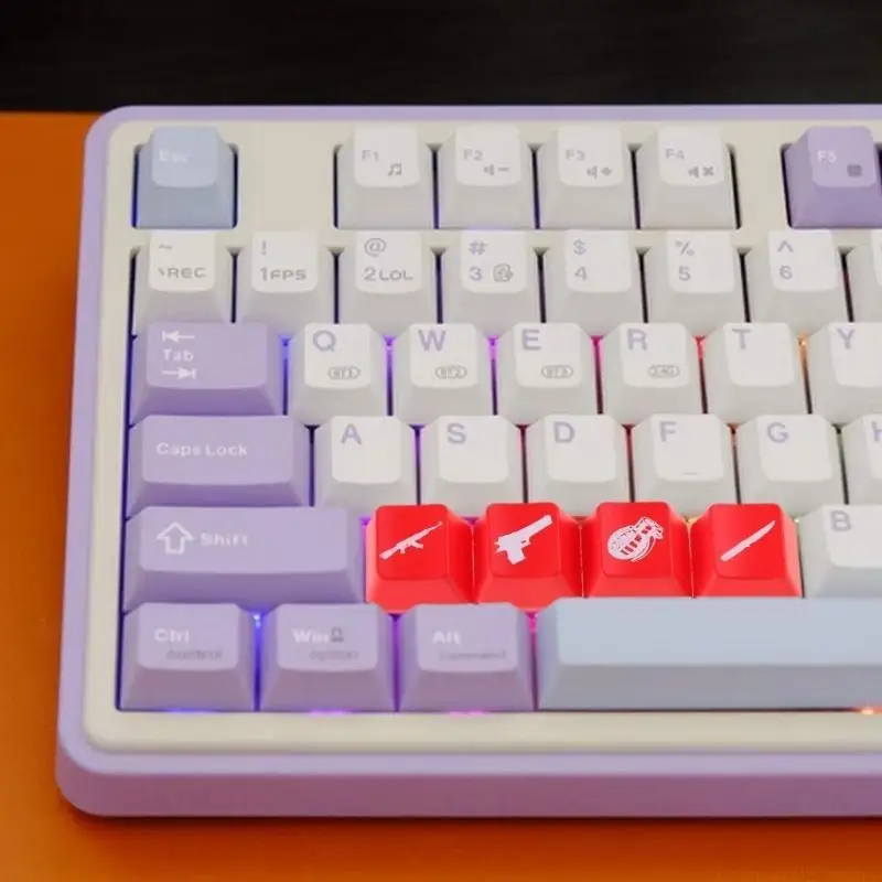 4PCS OEM ABS Keycap Backlit for Gaming Mechanical Keyboards Direction Keycaps