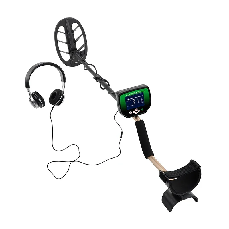 Detector de metales portátil con identificación de destino digital para personas, escáner, detección de oro, detector de metales de mano