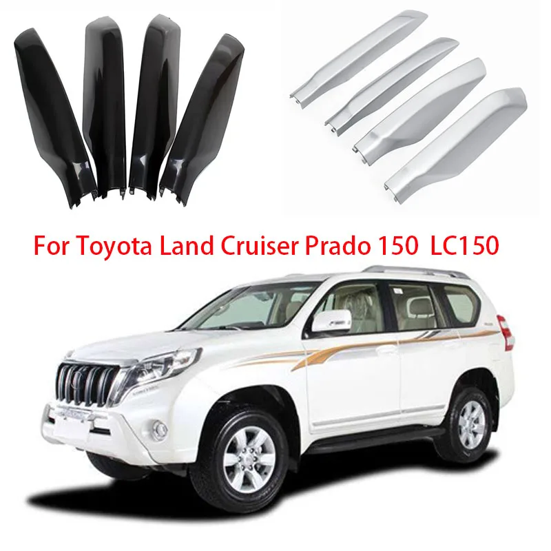 

Black silver For Toyota Land Cruiser Prado 150 2010-2018 Roof rack cover replacement Car Roof Parcel Luggage Rack Lid FJ150